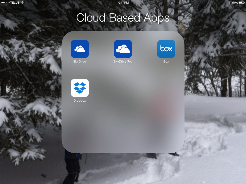Cloud Based App List
