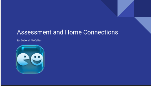 Math Assessment, Home&nbsp;Connections